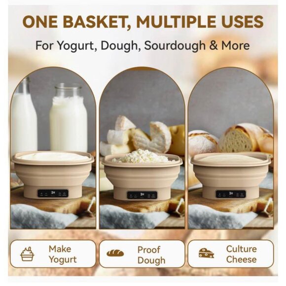 Thermostatic Bread Bowl/Proofer NWOT - Great for sourdough, yogurt, and cheese - Picture 8 of 10